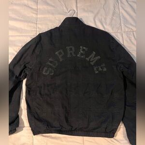 Supreme Black Bomber Jacket Classic Streetwear